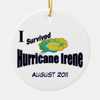 I Survived Hurricane Irene Ornament