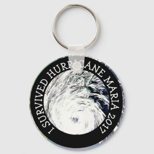 I Survived Hurricane Maria 2017 Key Chain