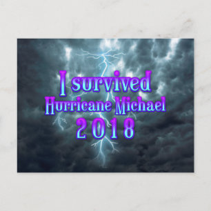 I survived Hurricane Michael Postcard