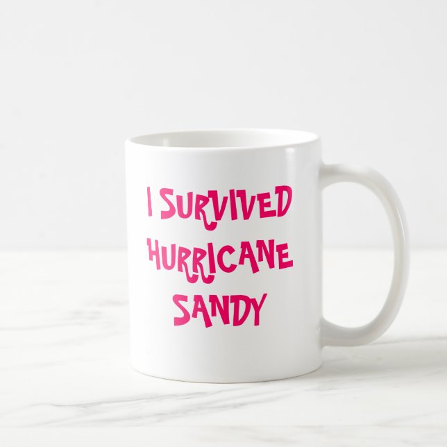 I SURVIVED HURRICANE SANDY  CLASSIC MUG (Right)
