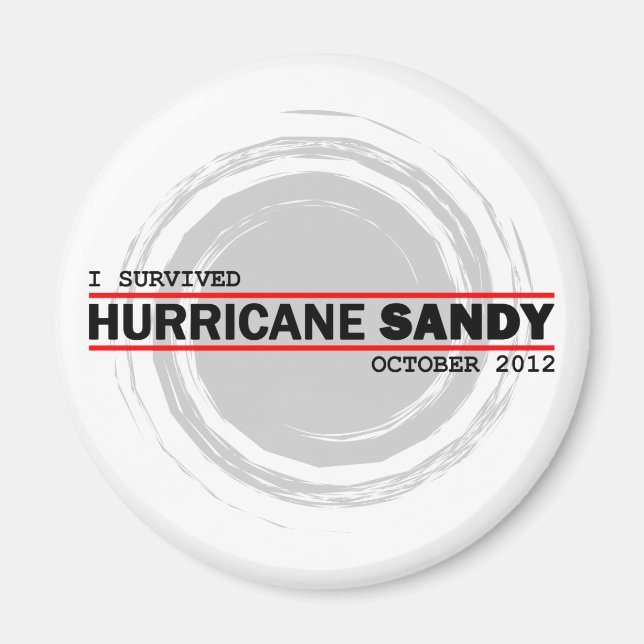 I Survived Hurricane Sandy Magnet (Front)