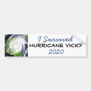 I survived Hurricane Vicky 2020 Bumper Sticker