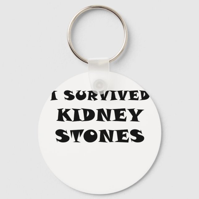 I Survived Kidney Stones Keychain (Front)