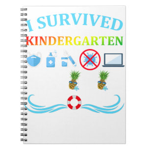 I Survived Kindergarten Class Of 2022 Graduation Q Notebook