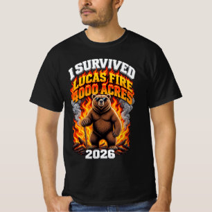 I Survived Lucas Fire 4000 Acres September 2026 T-Shirt