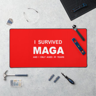 I Survived MAGA Desk Mat