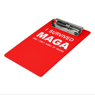 I Survived MAGA Mini Clipboard