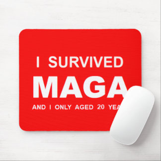 I Survived MAGA Mouse Pad
