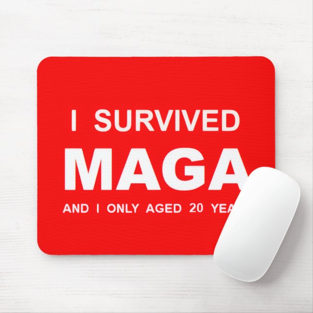 I Survived MAGA  Mouse Pad (With Mouse)