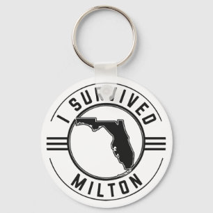 I Survived Milton Hurricane 2024 Keychain