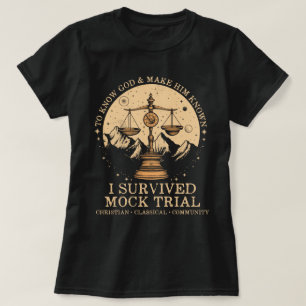 I Survived Mock Trial Challenge B CC Conversations T-Shirt