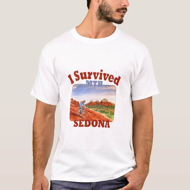 I Survived MTB Sedona T-Shirt (Front)