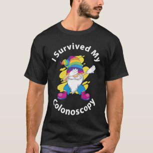 I Survived My Colonos Survivor  Dabbing Gnome Pati T-Shirt
