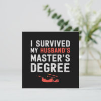 I Survived My Husband's Master's Degree Graduation