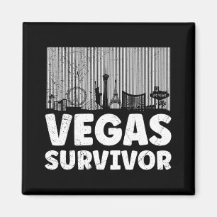 I Survived My Trip To Las Vegas  Magnet