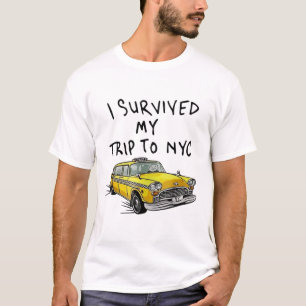I Survived My Trip To NYC Shirt, Viral New York  T-Shirt