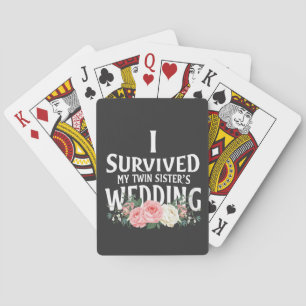 I Survived My Twin Sister’s Wedding Couples  Playing Cards