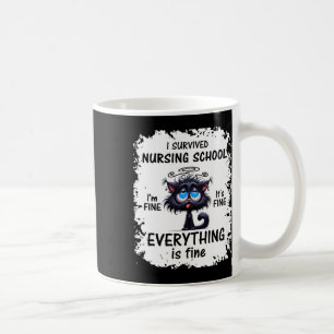 I Survived Nursing School Graduation 2025 Coffee Mug