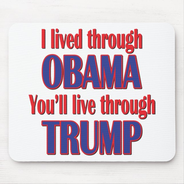 I survived Obama Mouse Pad (Front)