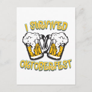 I Survived Oktoberfest Postcard