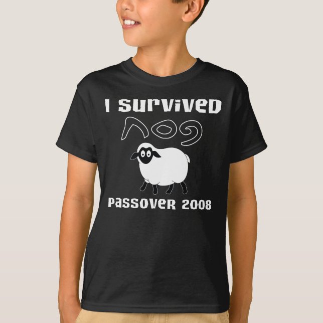 I Survived Passover 2008 T-Shirt (Front)