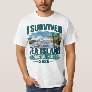 I Survived Pea Island Coastal Flood 2026 NC-12 T-Shirt