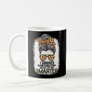 I Survived Reading Banned Books Book Bookaholic Coffee Mug