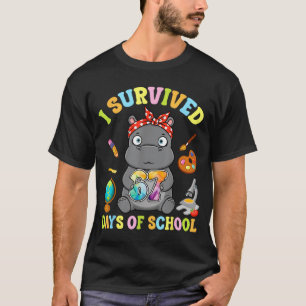 I Survived Six Seven Days Of School Cute Hip Stude T-Shirt
