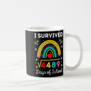 I Survived Square Root 4489 67 Days Of School Math Coffee Mug