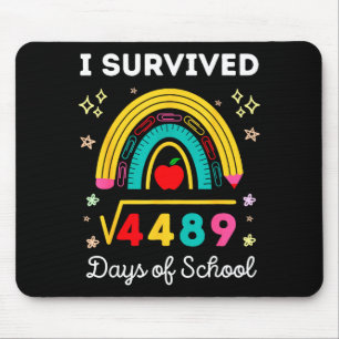 I Survived Square Root 4489 67 Days Of School Math Mouse Pad