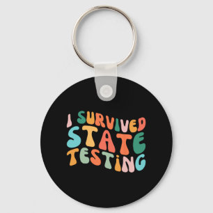 I Survived State Testing Design Student State Test Keychain