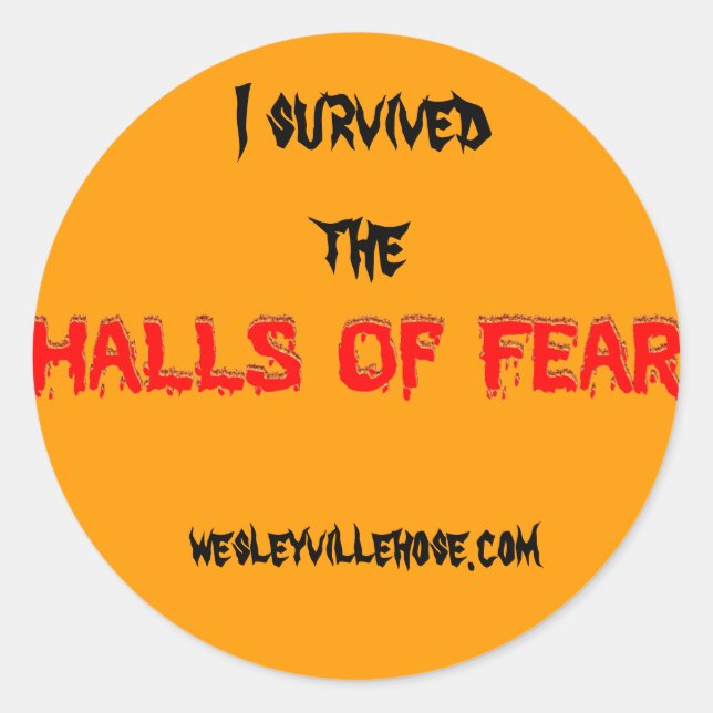 I Survived Sticker (Front)
