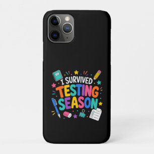 I Survived Testing Season School Humour iPhone 11 Pro Case