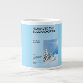 I Survived The Blizzard of '78 Large Coffee Mug