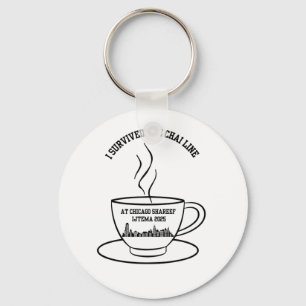 I survived the Chai Line at Chicago Ijtema Keychain