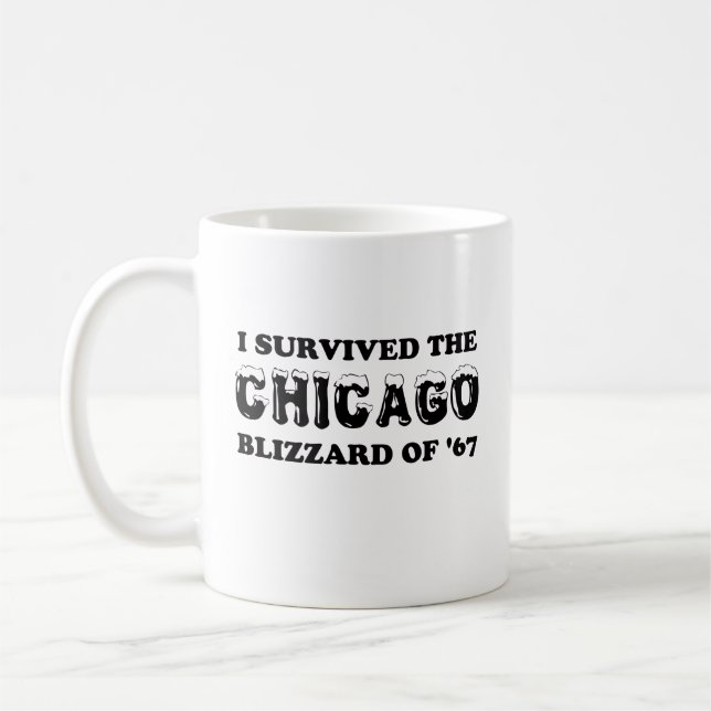 I Survived the Chicago Blizzard of 1967. Coffee Mug (Left)
