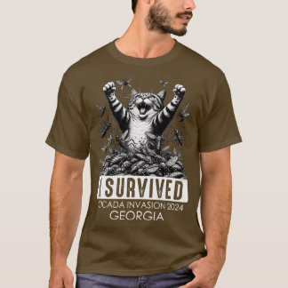 I Survived The Cicada Invasion 2024 Georgia T-Shirt