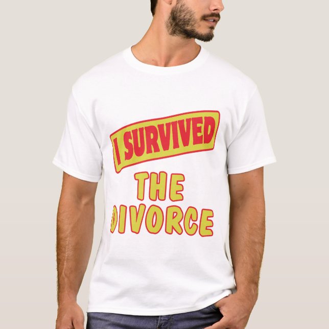 I SURVIVED THE DIVORCE T-Shirt (Front)