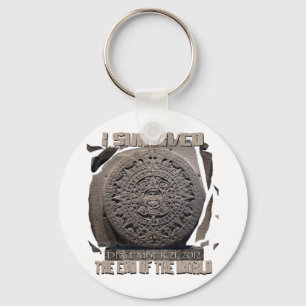 I SURVIVED THE END OF THE WORLD 2012 KEYCHAIN