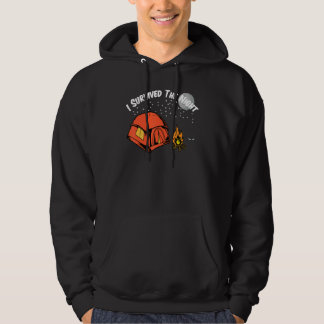 I Survived The Night For Tent Campers Hoodie