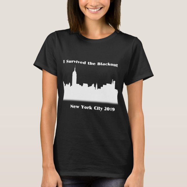 I Survived the NYC Blackout T-Shirt (Front)