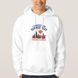 I Survived The Summer Heat Chicago Illinois Hoodie
