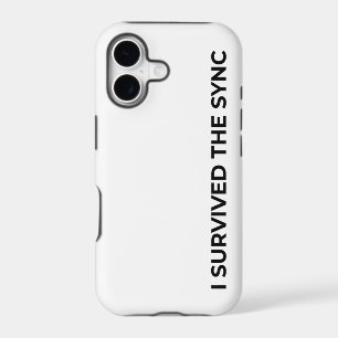 I Survived The Sync Minimalist Bold iPhone 17 Case