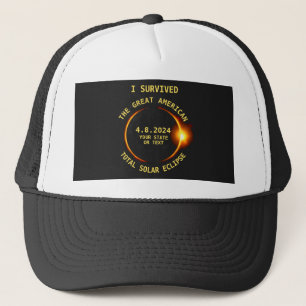 I Survived the Total Solar Eclipse 8.21.2017 USA Trucker Hat