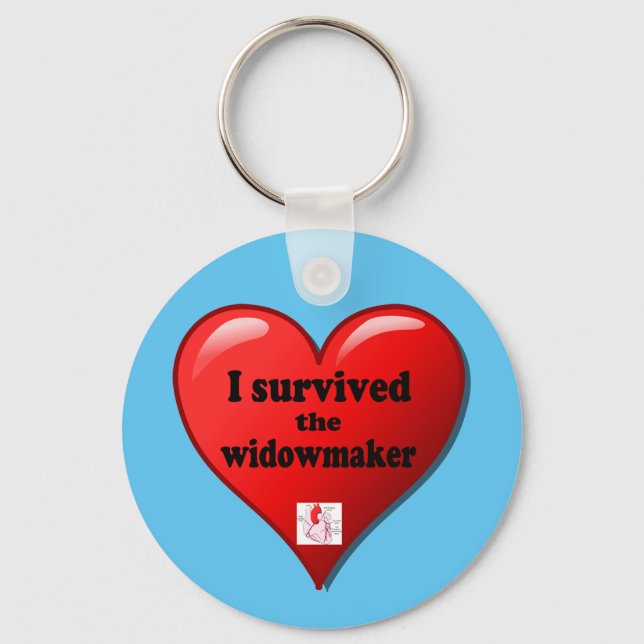 I Survived the Widowmaker Keychain (Front)