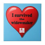 I Survived the Widowmaker Tile<br><div class="desc">The widowmaker is the most serious heart attack that medical science has documented because it is a 100% blockage of the left main coronary artery.</div>