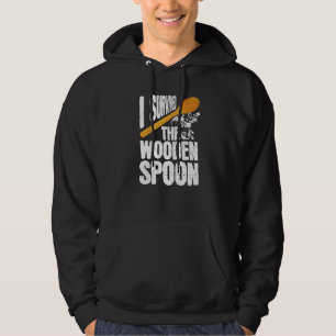 I Survived The Wooden Spoon Funny Adult Humour Men Hoodie