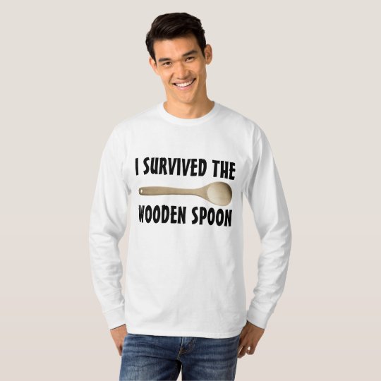I SURVIVED THE WOODEN SPOON Funny T-shirts