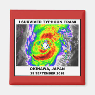 I Survived Typhoon Trami Magnet