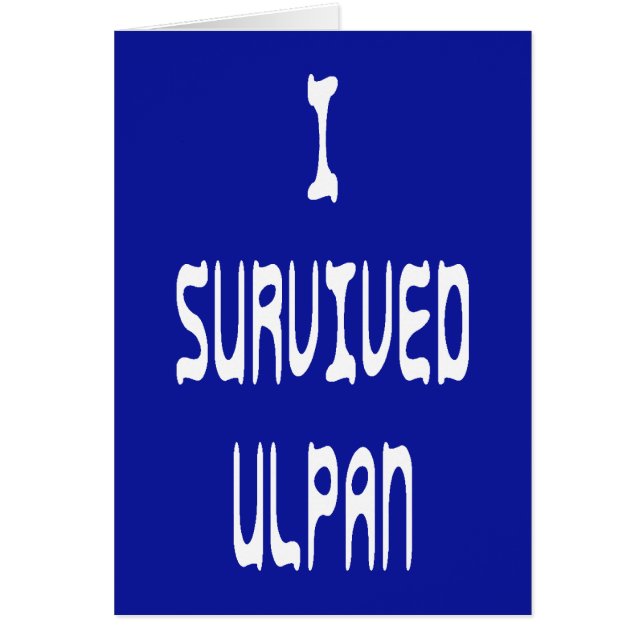 I Survived Ulpan (Front)